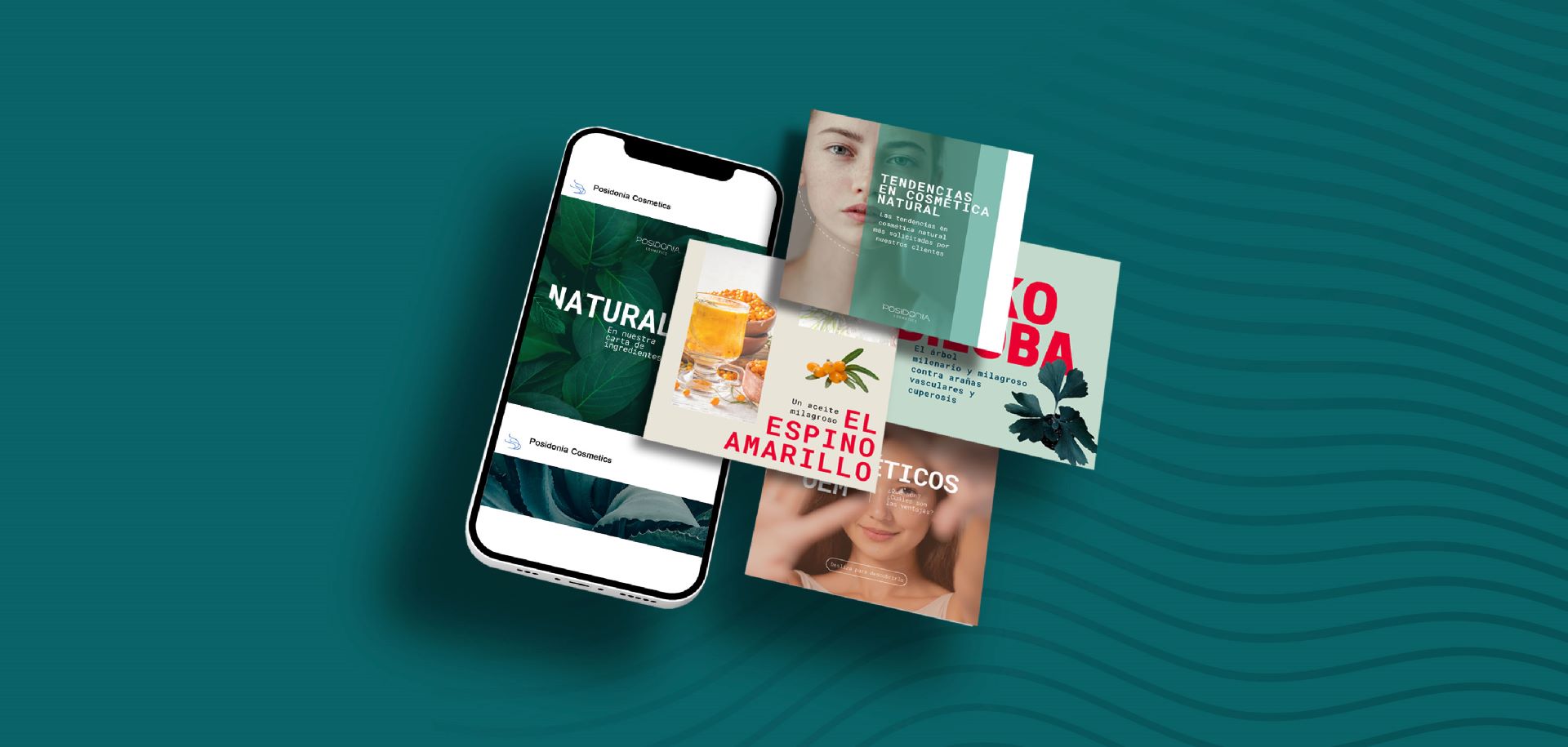 Agencia de publicidad en Alicante: logo posidonia cosmetics