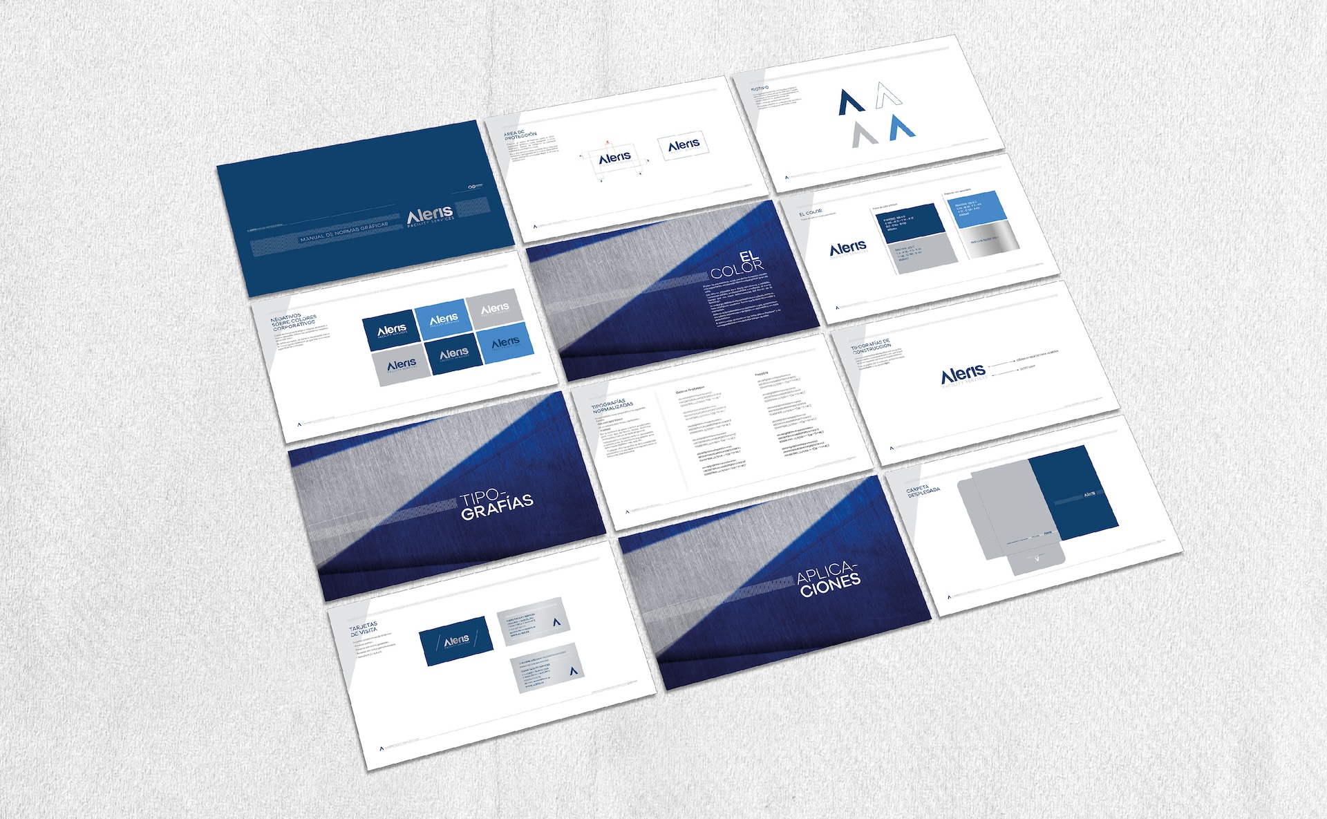 Rediseño de identidad visual ALERIS - Diseño gráfico corporativo