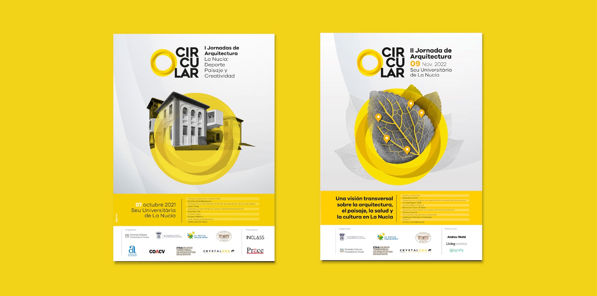 Diseño gráfico Agencia de publicidad en Alicante: trabajos para Crystalzoo despacho de arquitectura