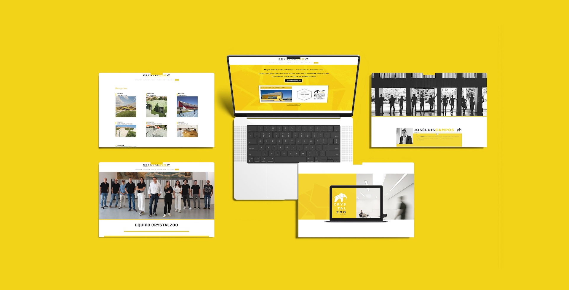 Agencia de publicidad en Alicante: trabajos para Crystalzoo despacho de arquitectura