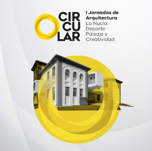 Diseño gráfico circular revista de arquitectura-min