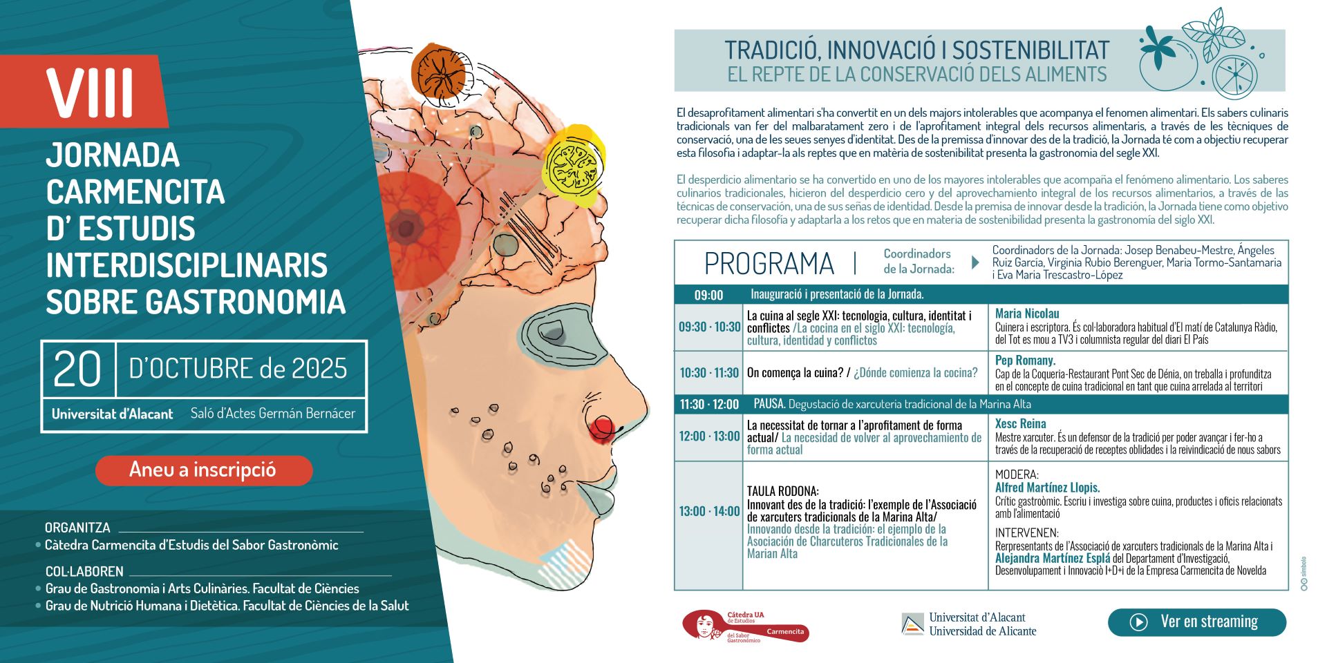 PROGRAMA VIII Jornadas Gastronómicas Carmencita