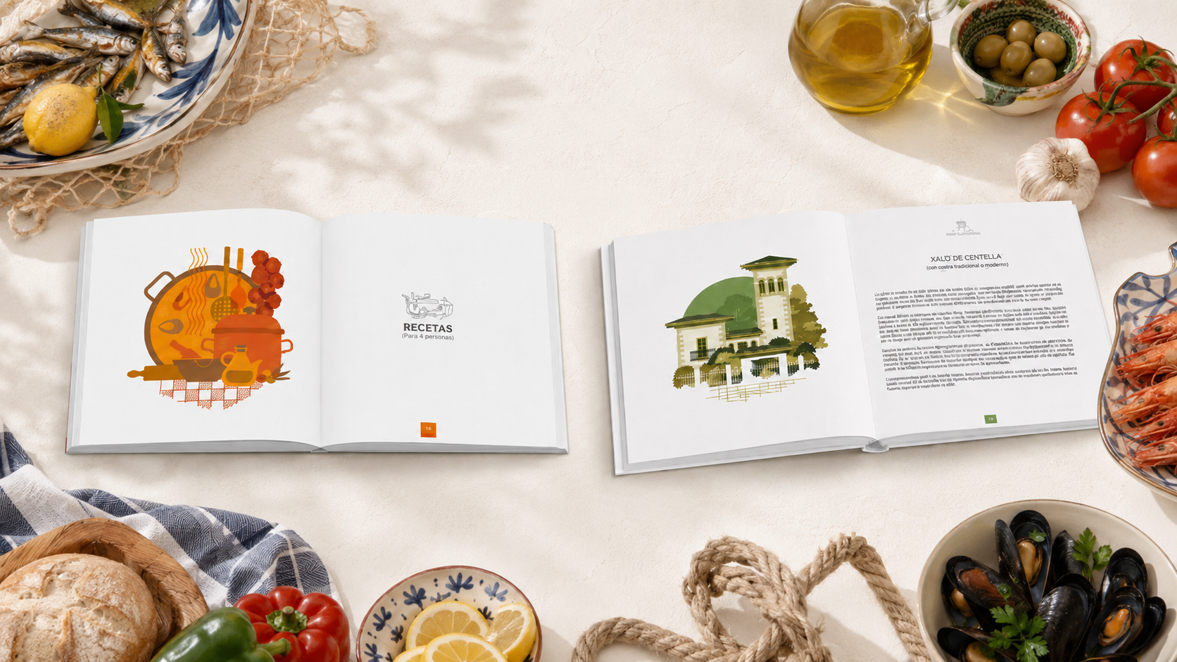 diseño editorial del libro La Vila Gastronomica 2