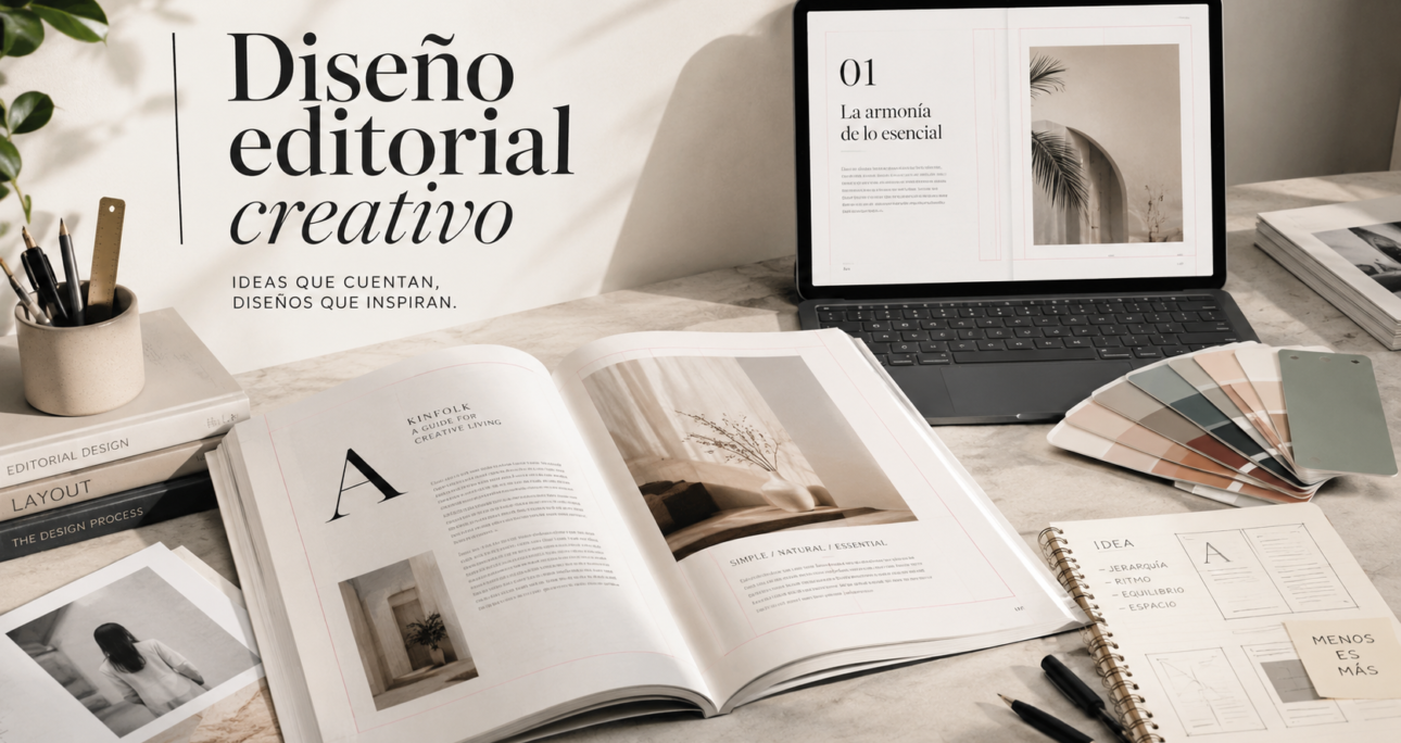 Diseño editorial creativo: cómo hacer que una publicación se lea, se entienda y se recuerde