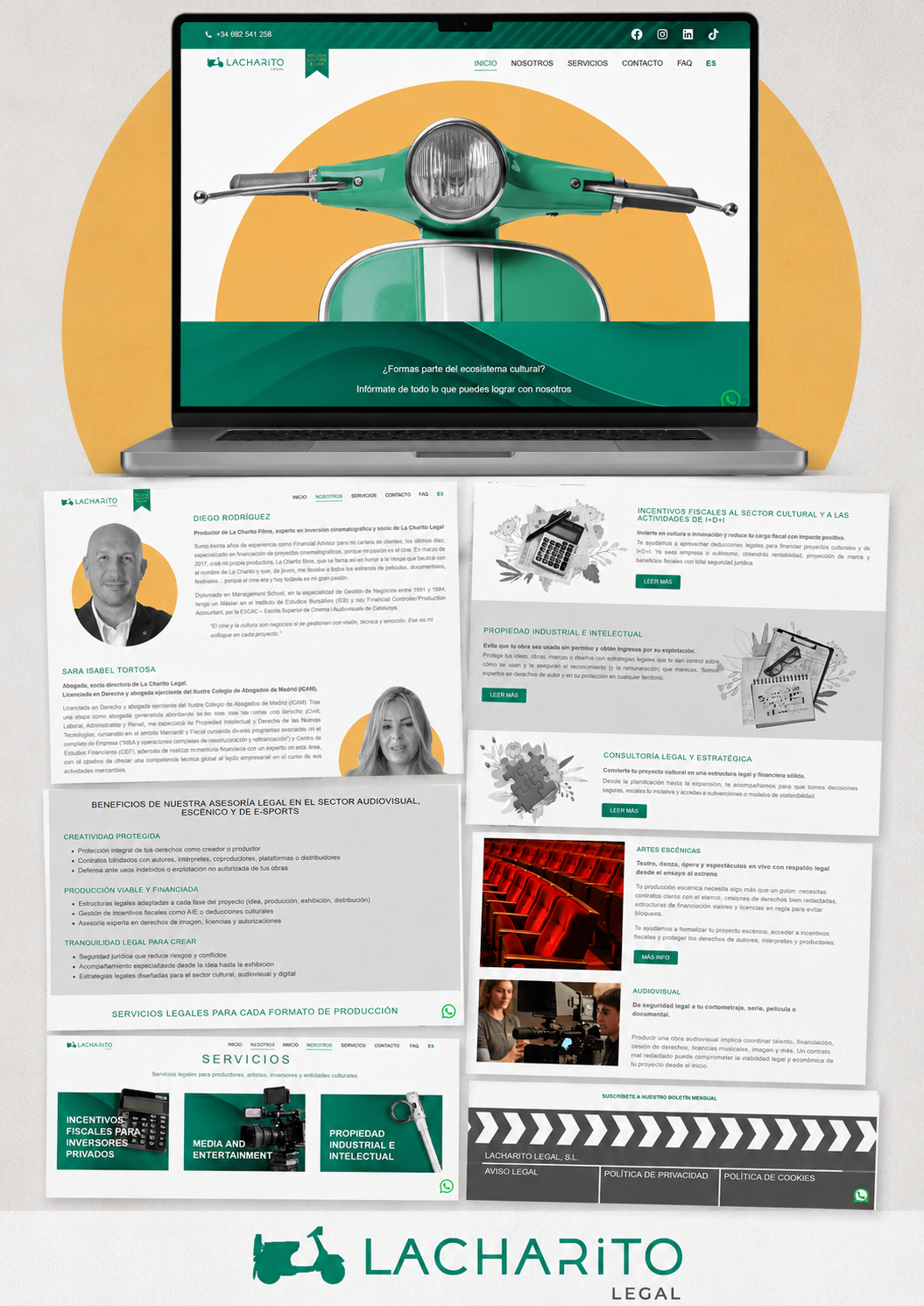 la charito legal diseño web